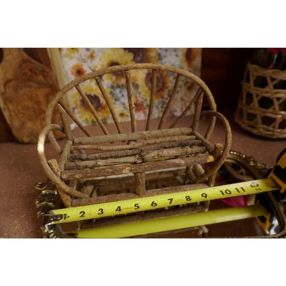 Wooden ( Made of Branches) - accent seat40 - Picture 6 of 7